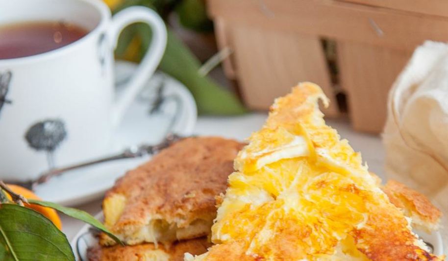 Рецепт апельсиновая шарлотка-перевертыш по-итальянски