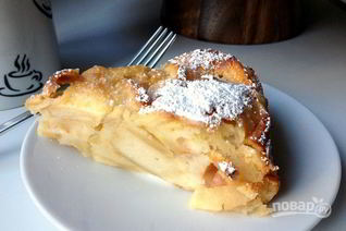 Аппетитная яблочная Шарлотка