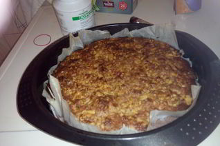 Шарлотка с яблоками