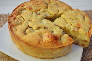 Диетическая грушевая шарлотка