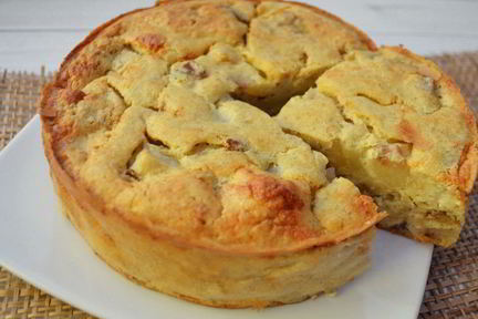 Диетическая грушевая шарлотка