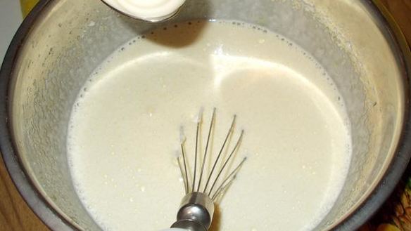 ШАГ 6. фисташковая шарлотка с персиками