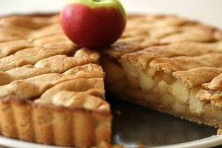 Классическая польская шарлотка с яблоками