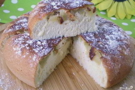 Шарлотка без дрожжей