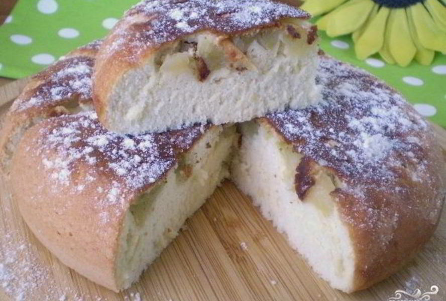 Шарлотка без дрожжей