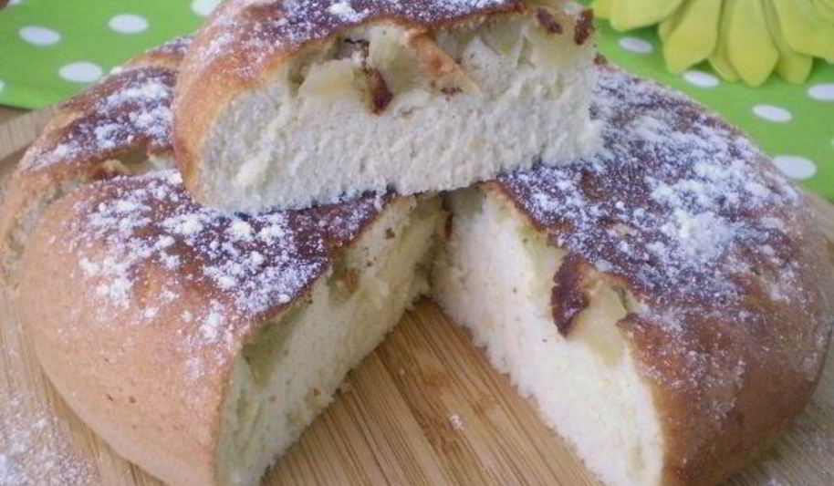 Рецепт шарлотка без дрожжей