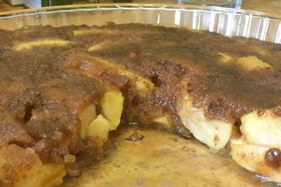 Шарлотка из ржаных сухарей