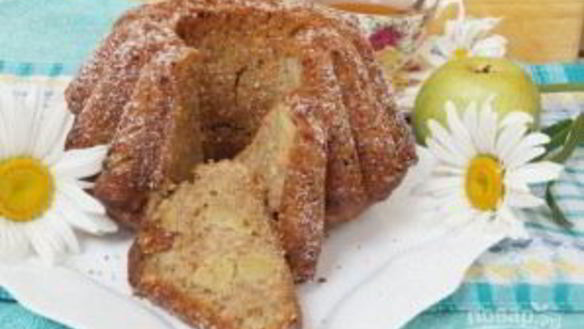 ШАГ 5. шарлотка на кефире в духовке