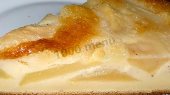 ШАГ 17. шарлотка на молоке с яблоками