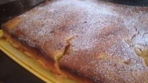 ШАГ 5. шарлотка на творожном тесте с яблоками