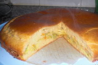 Шарлотка с капустой