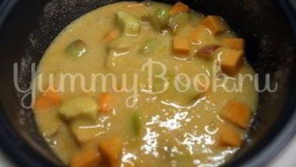 ШАГ 5. шарлотка с тыквой и яблоками в мультиварке