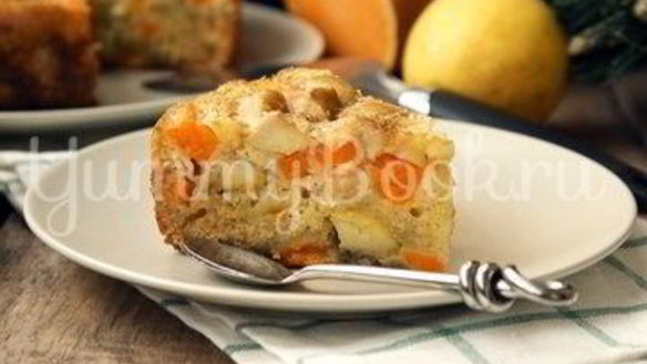 ШАГ 7. шарлотка с тыквой и яблоками в мультиварке