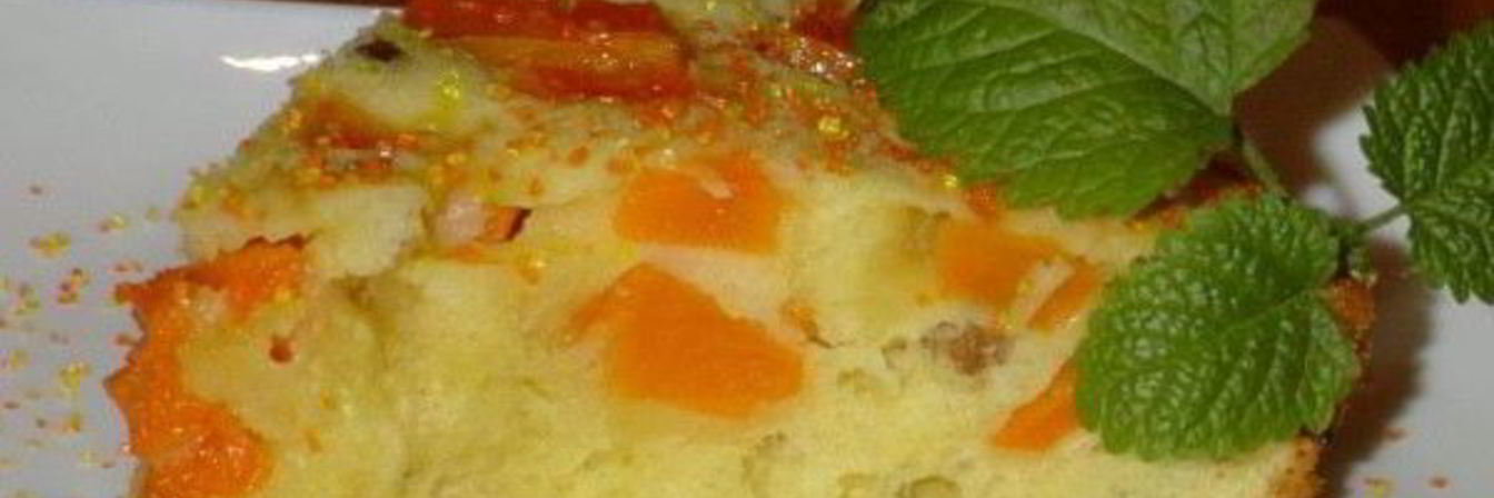 Шарлотка с тыквой