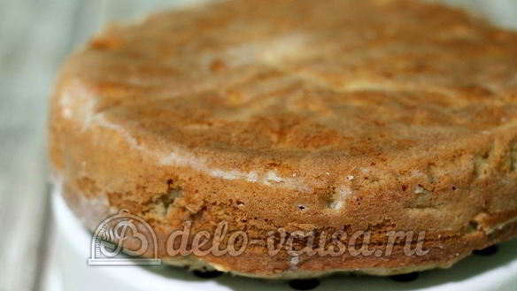 ШАГ 13. шарлотка с яблоками в мультиварке