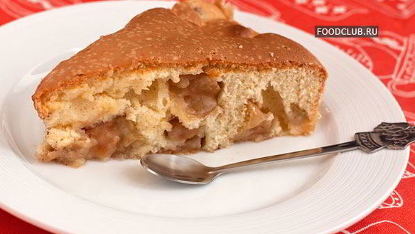 ШАГ 9. шарлотка с яблоками