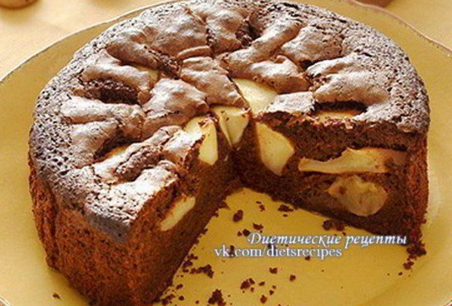 Шоколадная шарлотка