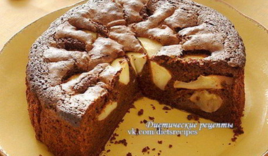 Рецепт шоколадная шарлотка