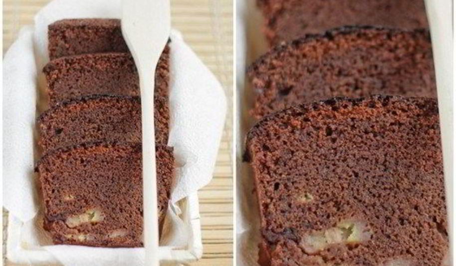 Рецепт шоколадно-банановая шарлотка