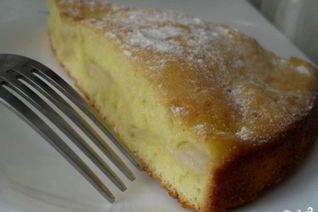 Яблочно-грушевая шарлотка