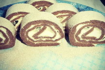 Шоколадные рулетики