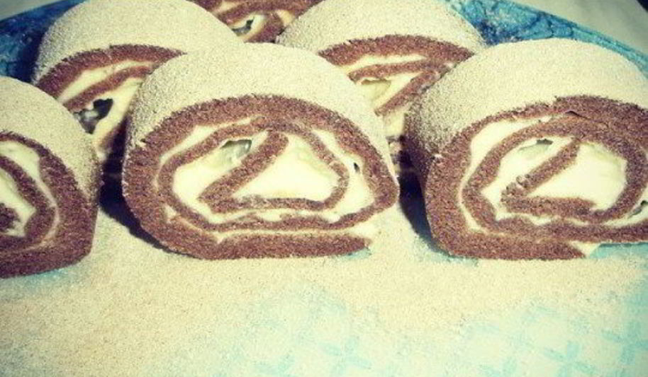 Рецепт шоколадные рулетики