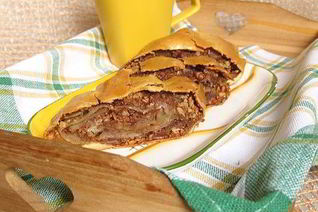 Штрудель с яблоками