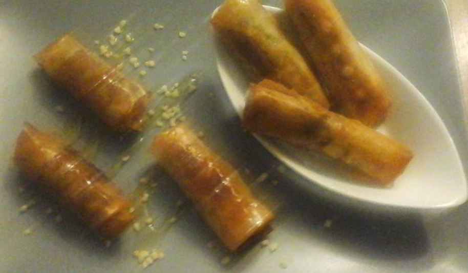 Рецепт сигары с орешками и пахлава