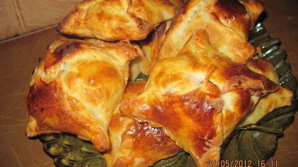 ШАГ 8. слойки с бананом и шоколадом