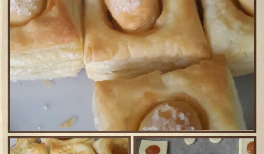 Рецепт слойки с джемом