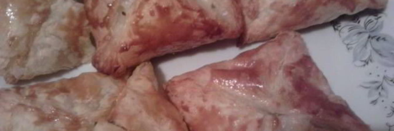 Слойки с курицей и картошкой