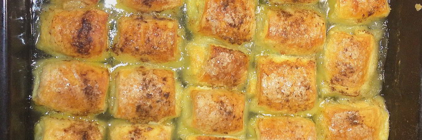 Слойки с яблоками и спрайтом