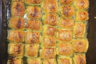 Слойки с яблоками и спрайтом