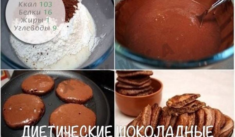 Рецепт диетические шоколадные сырники