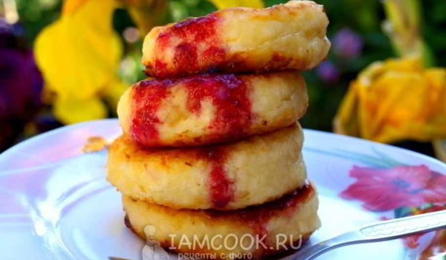 Рецепт кокосовые сырники с бананом