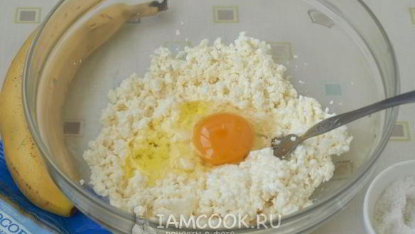 ШАГ 4. кокосовые сырники с бананом