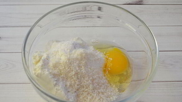 ШАГ 2. кокосовые сырники