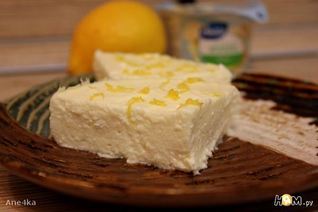Лимонный творожник