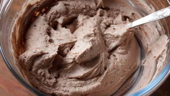 ШАГ 4. мраморный творожник с мюсли