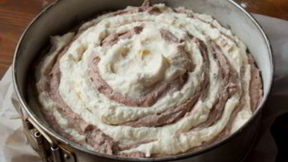 ШАГ 5. мраморный творожник с мюсли