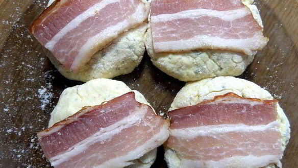 ШАГ 9. несладкие сырники с беконом