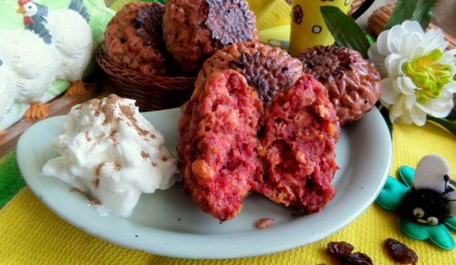 Рецепт свекольные сырники из духовки