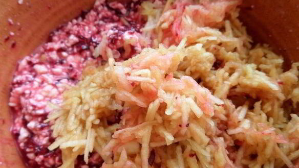 ШАГ 8. свекольные сырники из духовки