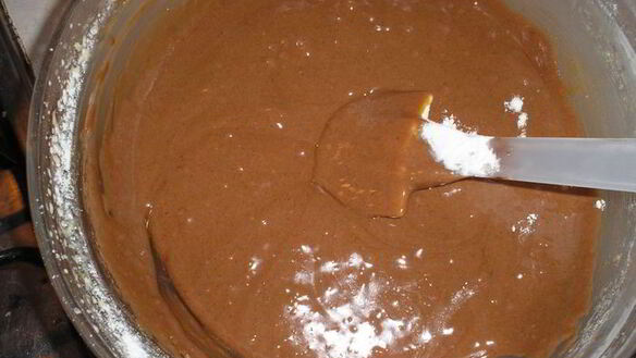 ШАГ 3. сырник с шоколадными каплями и брауни