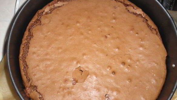 ШАГ 5. сырник с шоколадными каплями и брауни