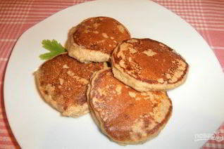 Сырники из творога с бананом