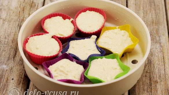 ШАГ 6. сырники на пару в мультиварке