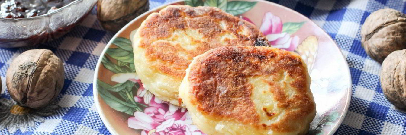 Сырники с бананом и манкой