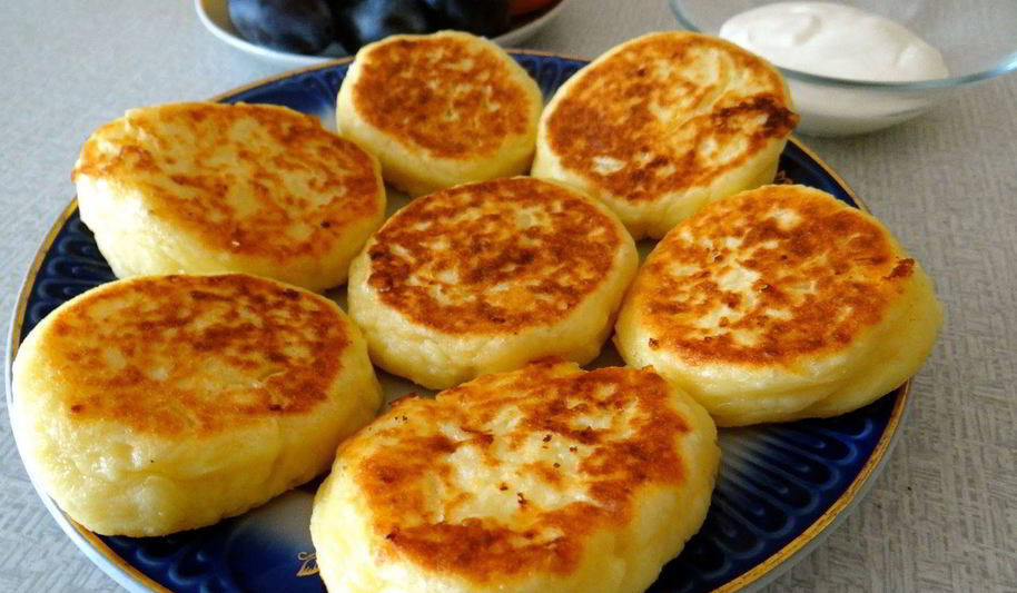 Рецепт сырники с грушей и яблоком