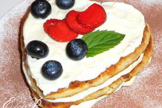 Сырники с кремом